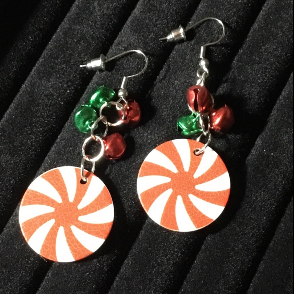 Peppermint Candy Earrings